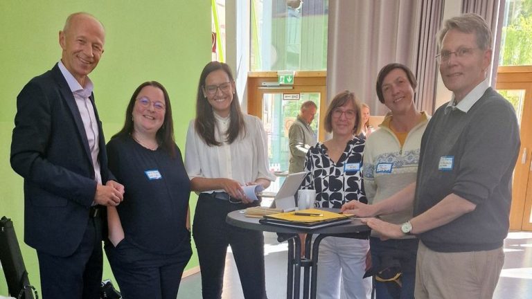 KEB-Delegation mit Landeselternbeirat und Minister Schwarz